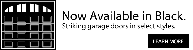 Garage Doors. Now in Black